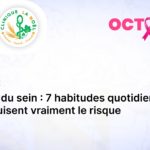 Visuel sur les 7 habitudes simples et efficaces pour éviter le cancer du sein