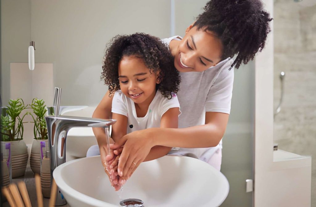 Nettoyage et bonne hygiène contre les bactéries ou les germes